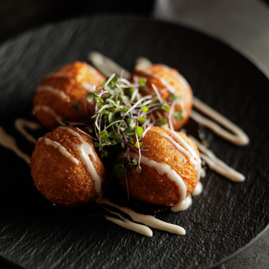 Tiroloukoumades (Cheese Balls)